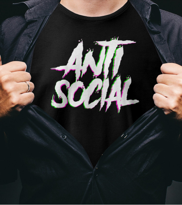 Antisocial Introvert I Hate People Anti Social T-Shirt