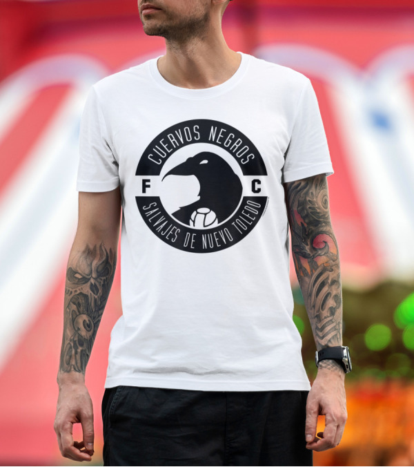 Premium T-Shirt: Cuervos Negros FC Salvajes De Nuevo Toledo T-Shirt Cuervos Negros FC Salvajes De Nuevo Toledo T-Shirt