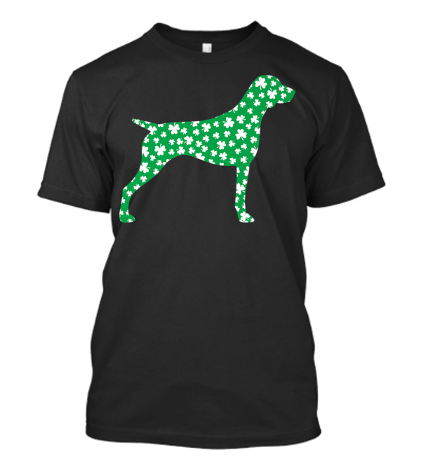 German Shorthaired Pointer Clover Pattern St Patrick's Day T-Shirt
