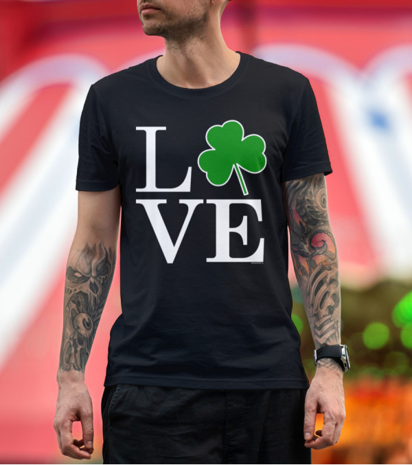 Premium T-Shirt: Kids St Patricks Day Boy Girl Shamrock Love T-Shirt Kids St Patricks Day Boy Girl Shamrock Love T-Shirt