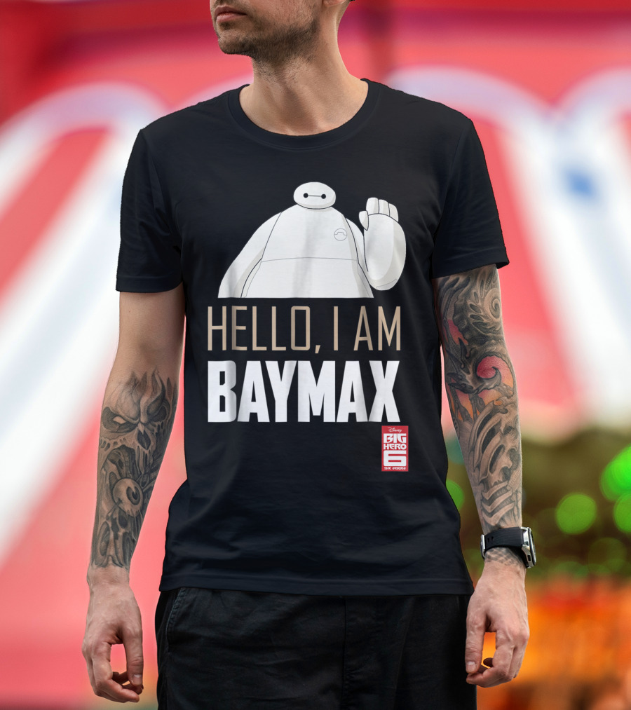 Hello I Am Baymax Disney Big Hero 6 The Series T-Shirt