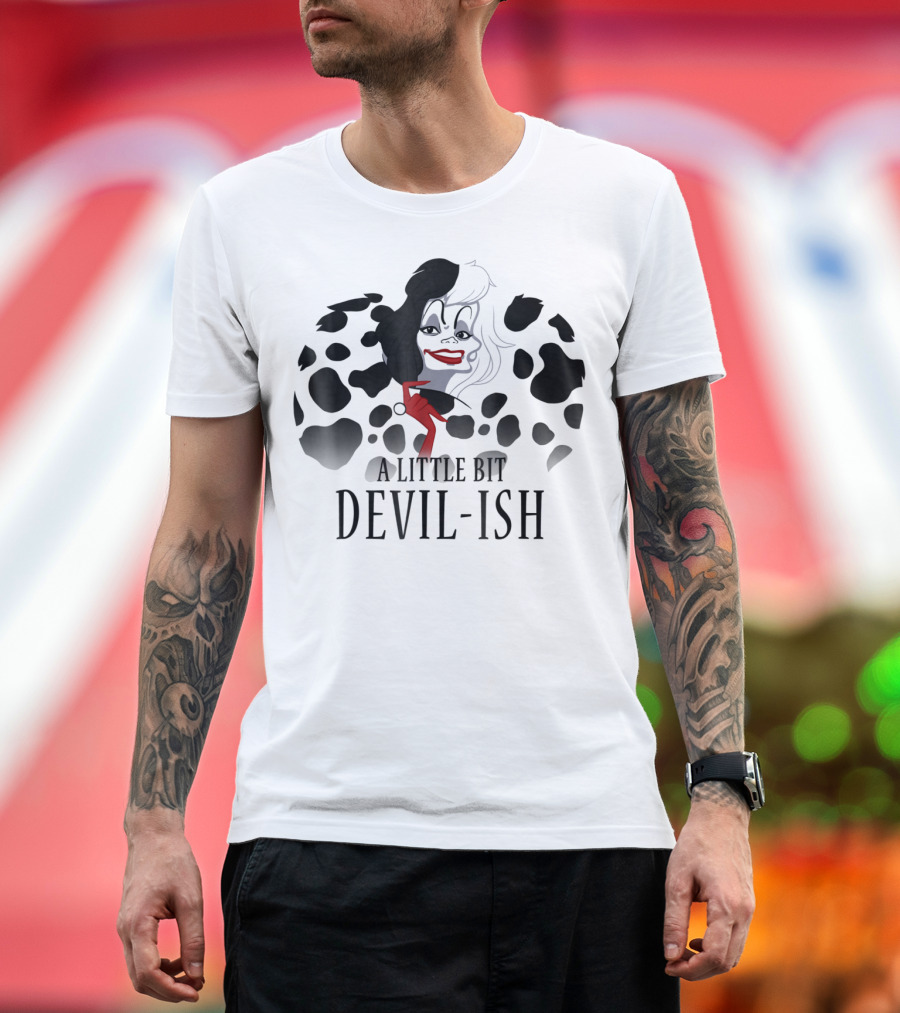 Disney Dalmatians Cruella A Little Bit Devil-Ish T-Shirt
