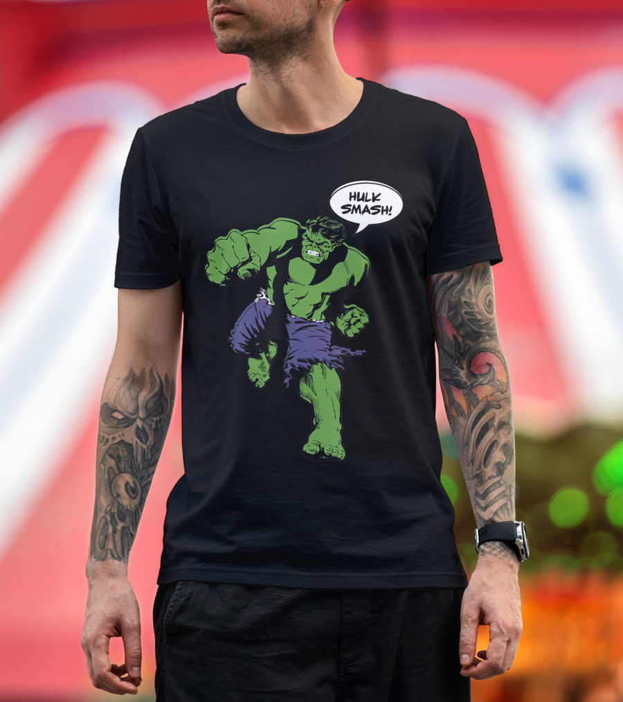 Marvel Comics Incredible Hulk Smash T-Shirt