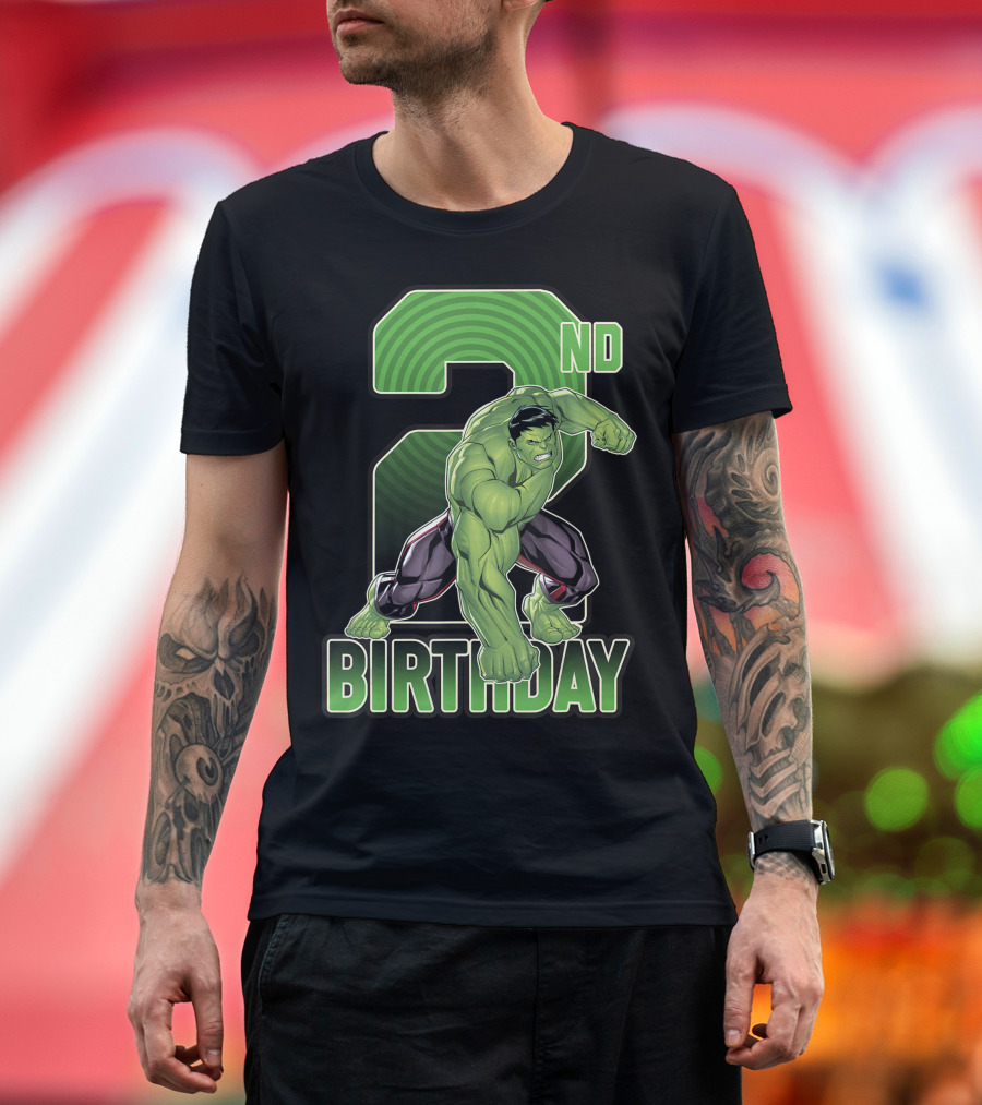 Marvel 2nd Birthday Hulk Smash T-Shirt