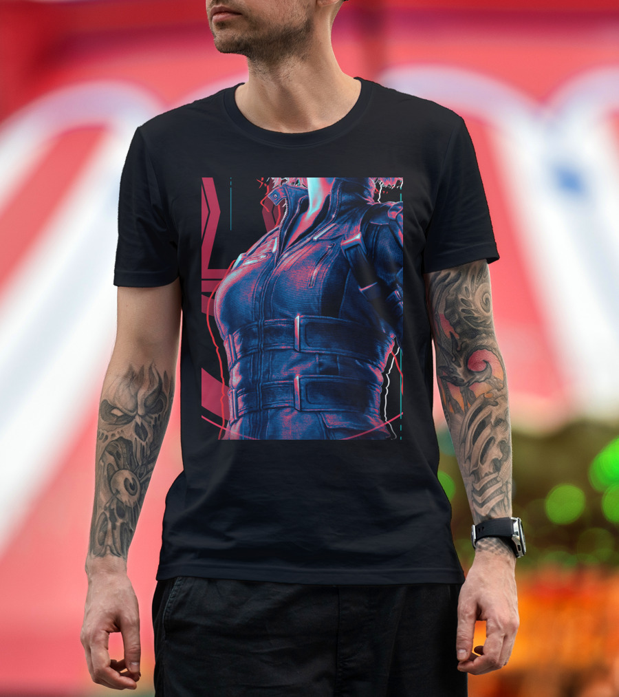 Marvel Infinity War Black Widow Icon Tech Costume T-Shirt