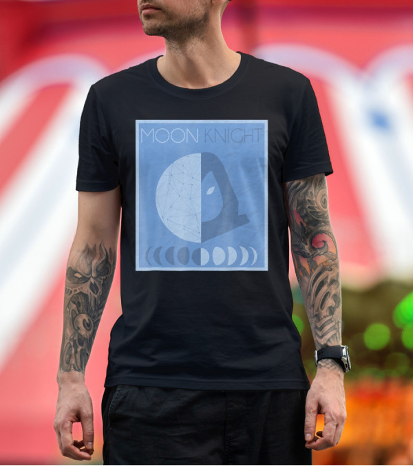 Premium T-Shirt: Moon Knight Constellation Phases Mask T-Shirt Moon Knight Constellation Phases Mask T-Shirt