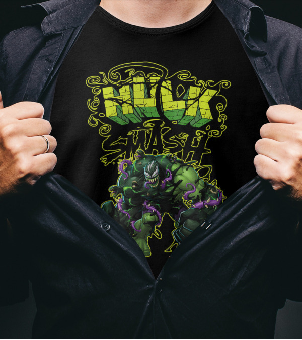 Marvel Maximum Venom: Hulk Smash Venomized Spider-Man 8E T-Shirt