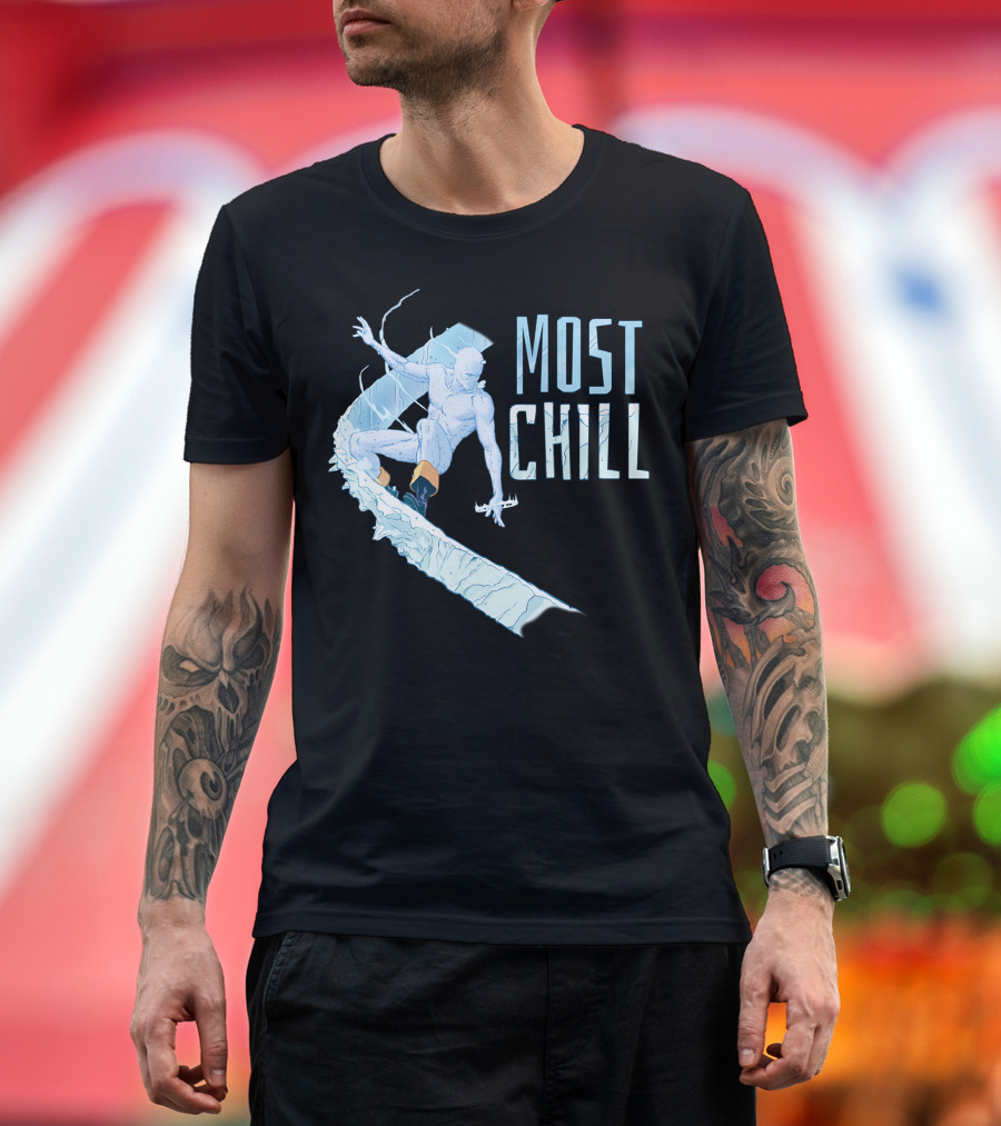 Marvel X Men Iceman Most Chill T-Shirt