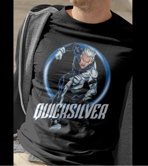 Marvel X Men Quicksilver Dynamic Dash Heroic Speed Power T-Shirt