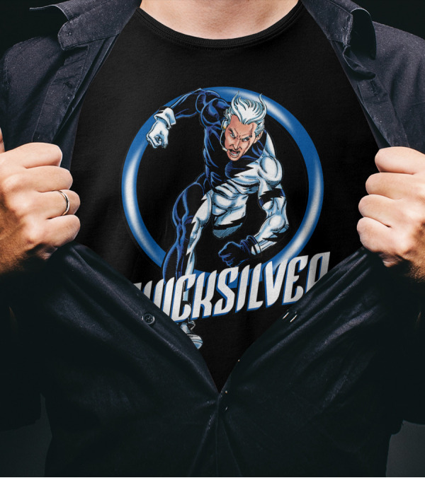 Marvel X Men Quicksilver Dynamic Dash Heroic Speed Power T-Shirt