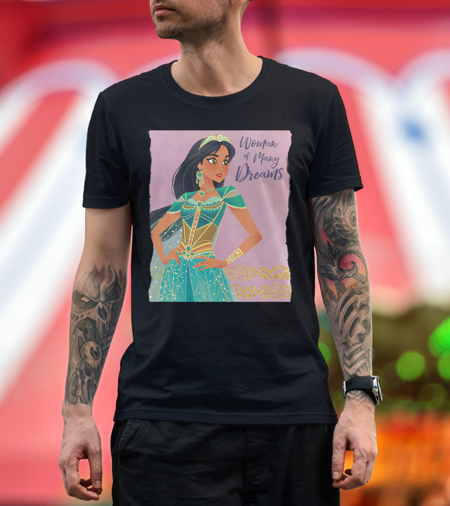 Woman of Many Dreams Disney Aladdin Live Action Jasmine T-Shirt
