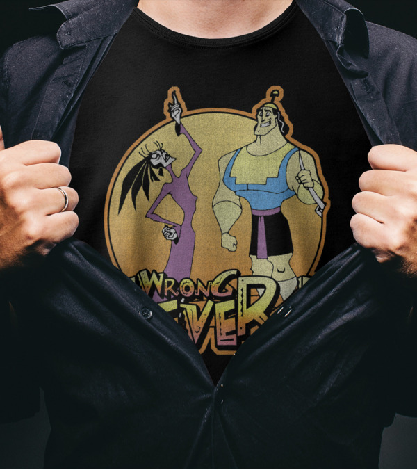 Disney Emperors New Groove Kronk Yzma Wrong Lever T-Shirt