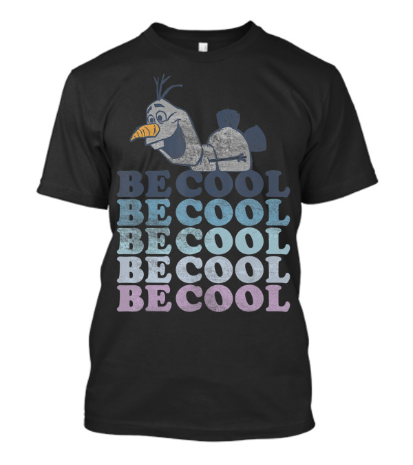 Disney Frozen 2 Olaf Be Cool Word Stack T-Shirt