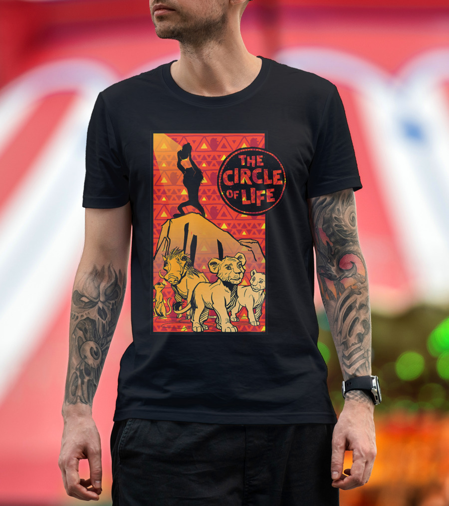 The Lion King Circle of Life Live Action Disney Rafiki Simba Mufasa Pride Rock T-Shirt