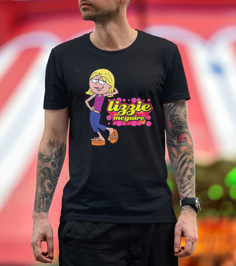 Disney Lizzie McGuire Cartoon Character Pose T-Shirt