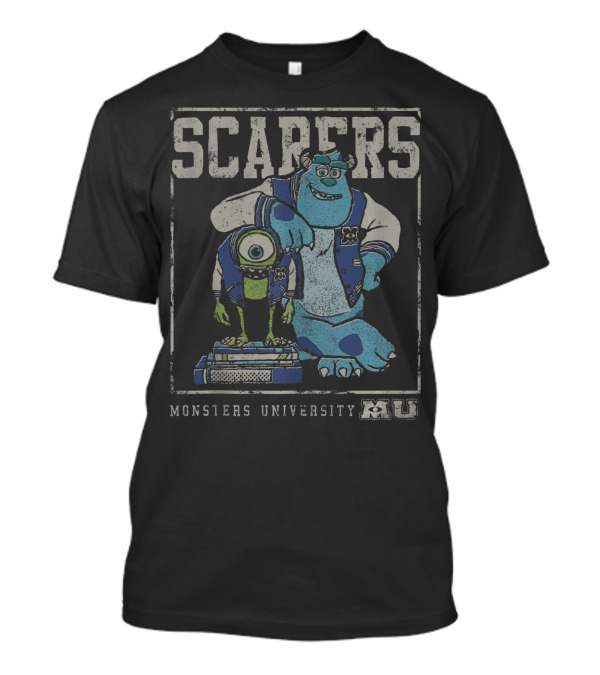 Monsters University Mike And Sully Scarers Disney Pixar MU T-Shirt