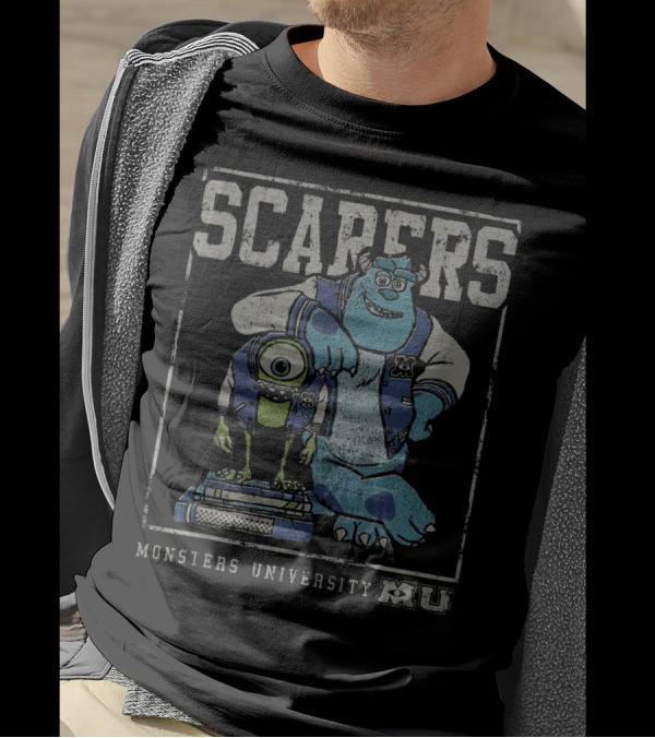 Monsters University Mike And Sully Scarers Disney Pixar MU T-Shirt