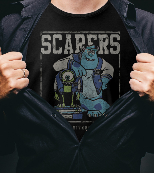 Monsters University Mike And Sully Scarers Disney Pixar MU T-Shirt