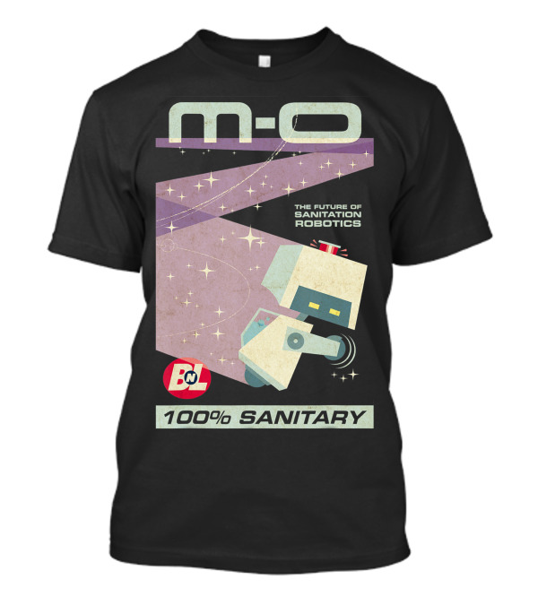 Disney Pixar M-O 100% Sanitary The Future Of Sanitation Robotics T-Shirt