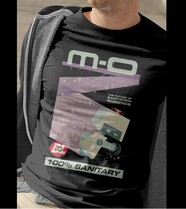 Disney Pixar M-O 100% Sanitary The Future Of Sanitation Robotics T-Shirt