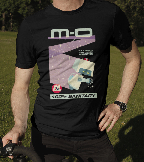 Disney Pixar M-O 100% Sanitary The Future Of Sanitation Robotics T-Shirt