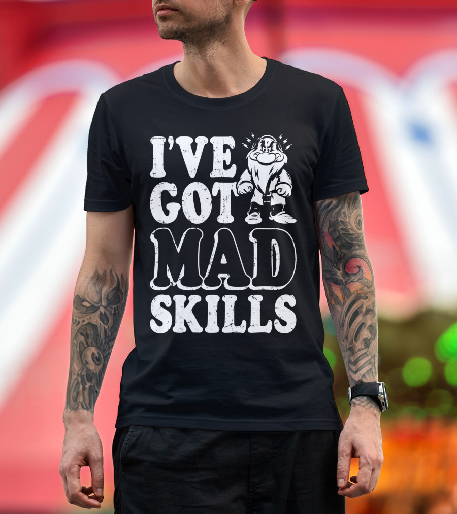 Disney Snow White Grumpy I've Got Mad Skills T-Shirt