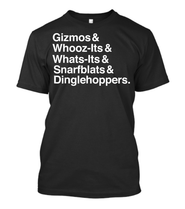 Gizmos Whooz-Its Whats-Its Snarfblats Dinglehoppers Disney Wreck It Ralph 2 Comfy Princess Ariel Items T-Shirt