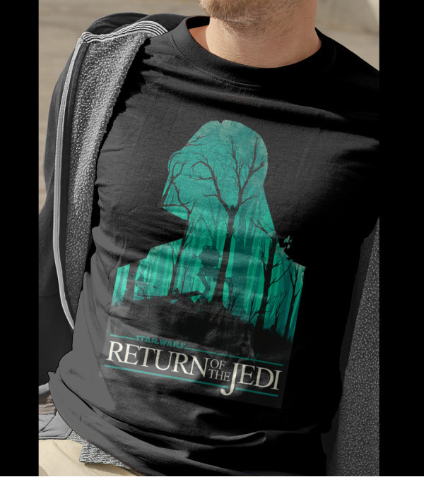 Star Wars Return Of The Jedi Vader Endor Forest T-Shirt