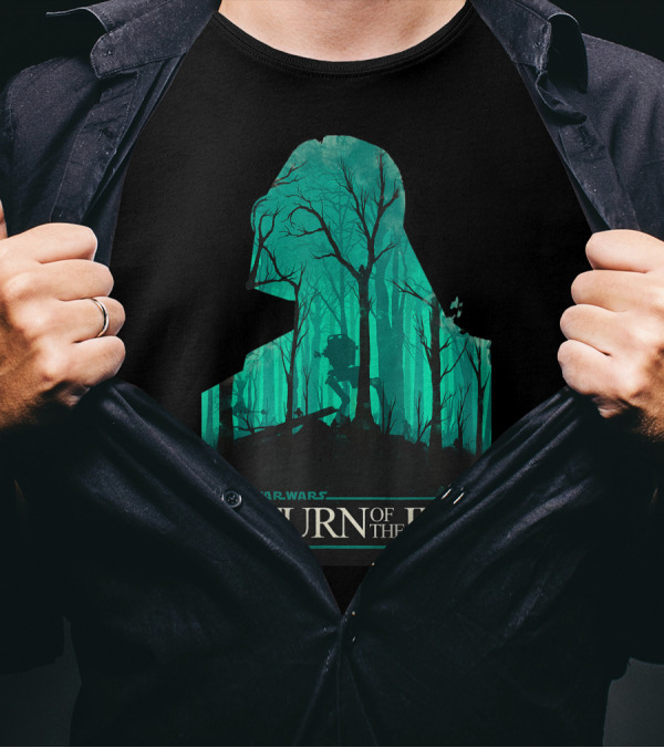 Star Wars Return Of The Jedi Vader Endor Forest T-Shirt