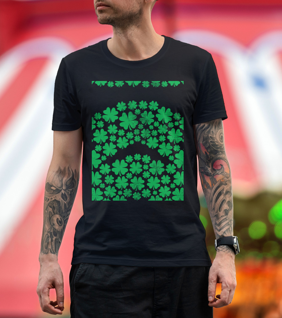 Star Wars Stormtrooper Clover Pattern St Patricks Day T-Shirt