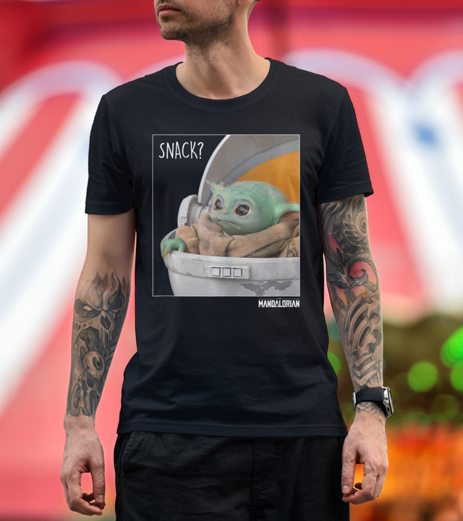 Star Wars The Mandalorian The Child Snack? T-Shirt