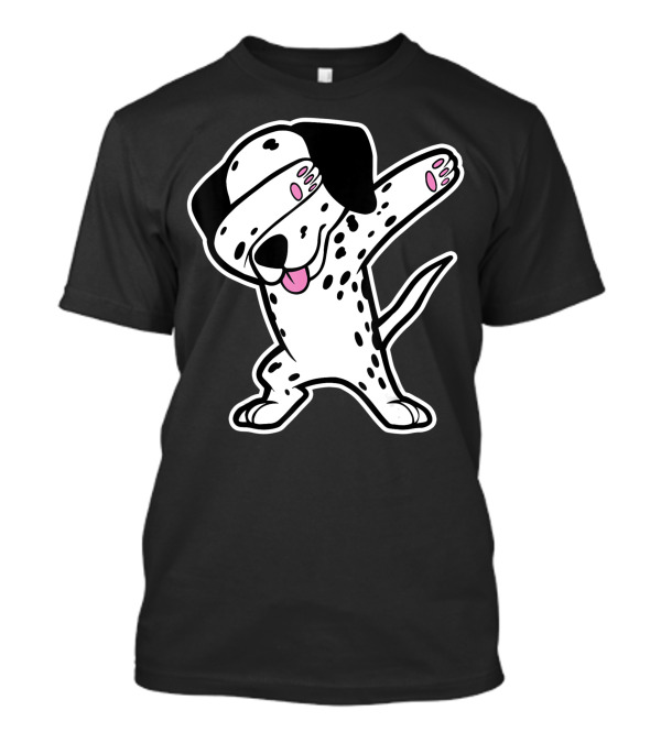 Dalmatian Dabbing Dance Funny Dab Dog Dalmation T-Shirt