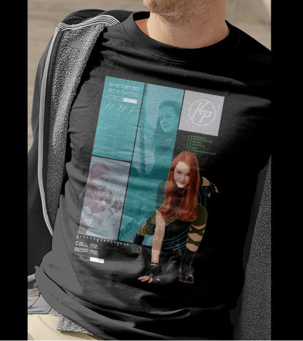 Kim Possible Live Action Call Me Beep Me She Can Do Anything KP T-Shirt