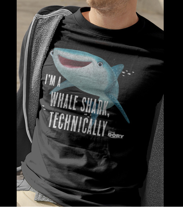 Disney Pixar Finding Dory I'm A Whale Shark Technically T-Shirt