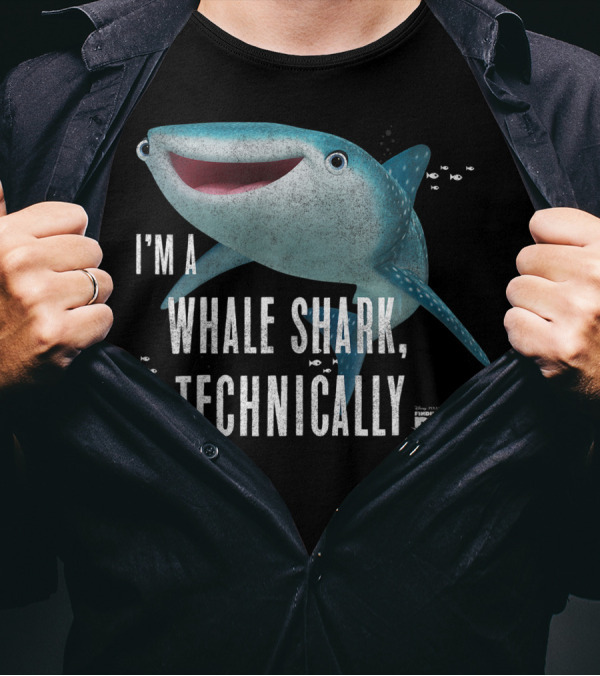 Disney Pixar Finding Dory I'm A Whale Shark Technically T-Shirt