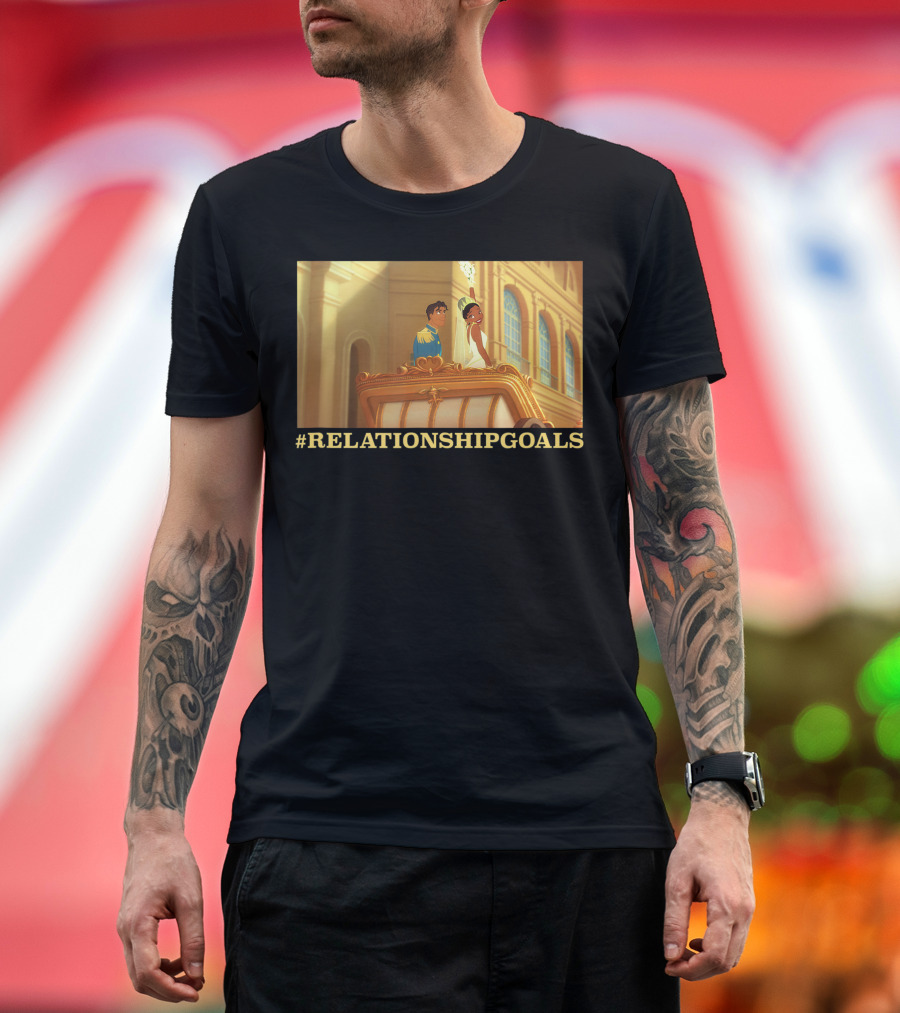 Disney Tiana And Prince Naveen #RelationshipGoals T-Shirt