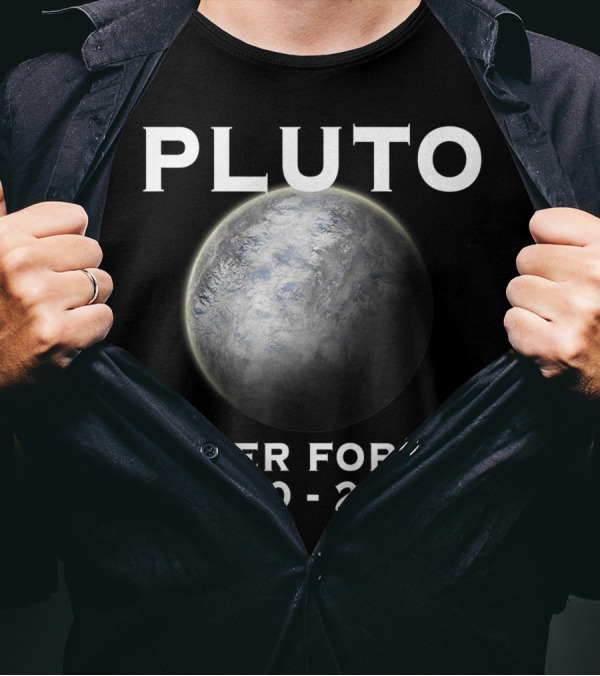 Pluto Never Forget 1930 - 2006 Ninth Planet Solar System Space T-Shirt