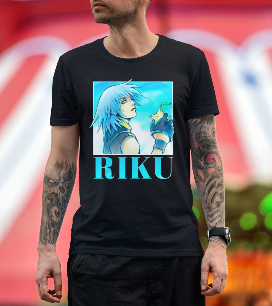 Kingdom Hearts Riku Holding Paopu Fruit Disney T-Shirt