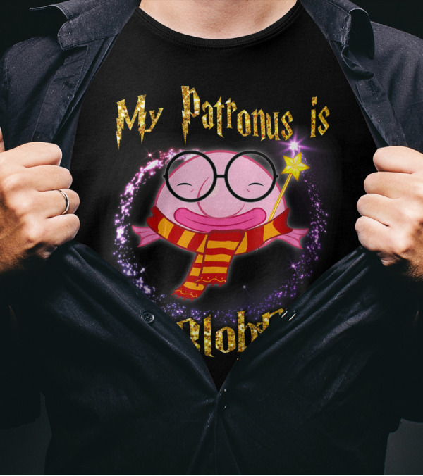 My Patronus Is A Blobfish Magic Wizardry Scarf Glasses Wand T-Shirt