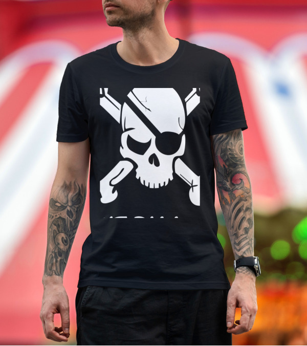 Premium T-Shirt: Rule 1 Don't Fall Off The Boat Funny Cruise Pirate Skull and Crossbones T-Shirt Rule 1 Don't Fall Off The Boat Funny Cruise Pirate Skull and Crossbones T-Shirt