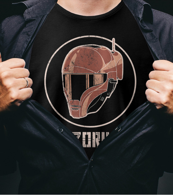 Zorii Star Wars The Rise Of Skywalker Badge Helmet T-Shirt