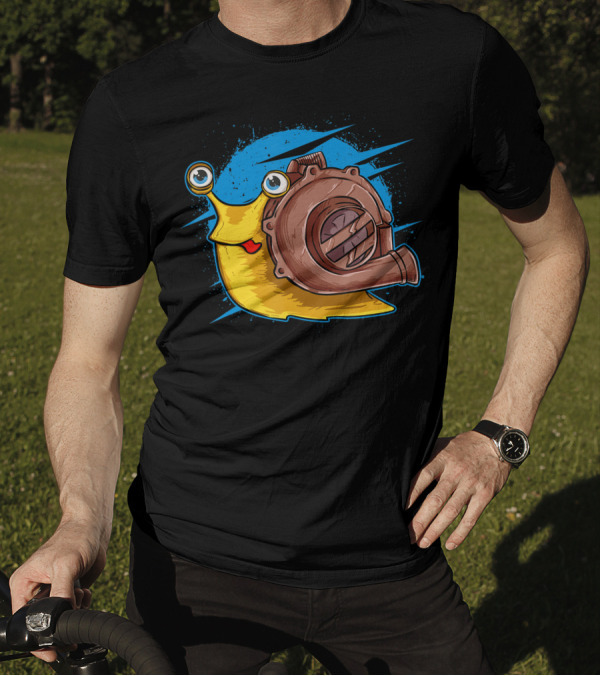 Turbo Snail Boost Steam Punk Car Engine T-Shirt