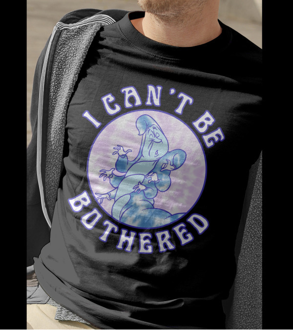 Disney Alice In Wonderland Caterpillar I Can't Be Bothered Violet Tie-Dye Circle T-Shirt