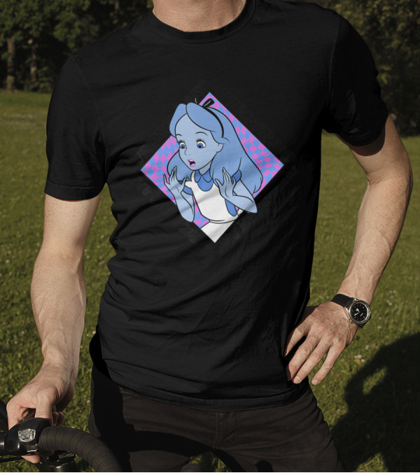 Disney Alice In Wonderland Curiouser And Curiouser Graphic Box Up T-Shirt