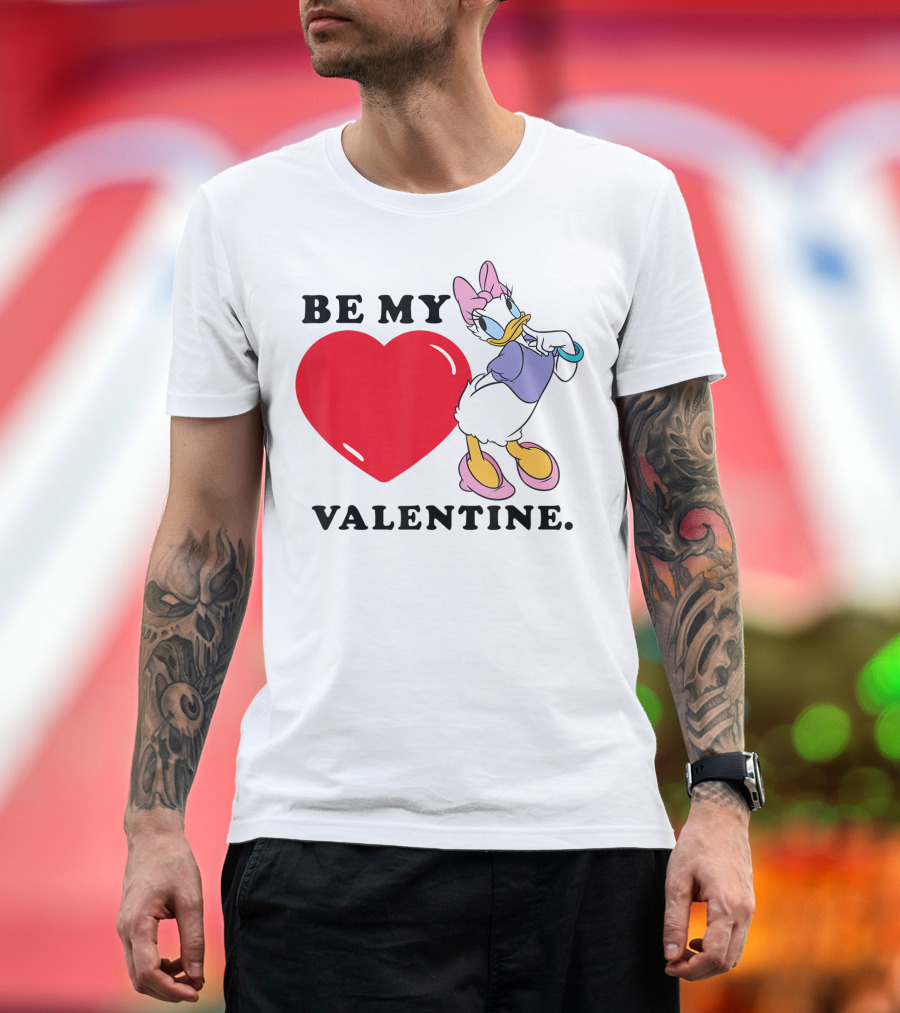 Disney Be My Valentine with Heart and Daisy Duck T-Shirt