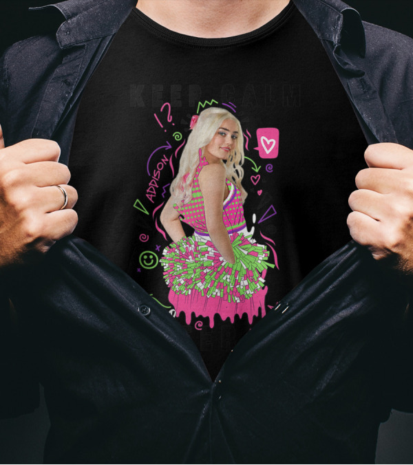 Keep Calm And Cheer On With Addison From Disney Channel Zombies 2 T-Shirt
