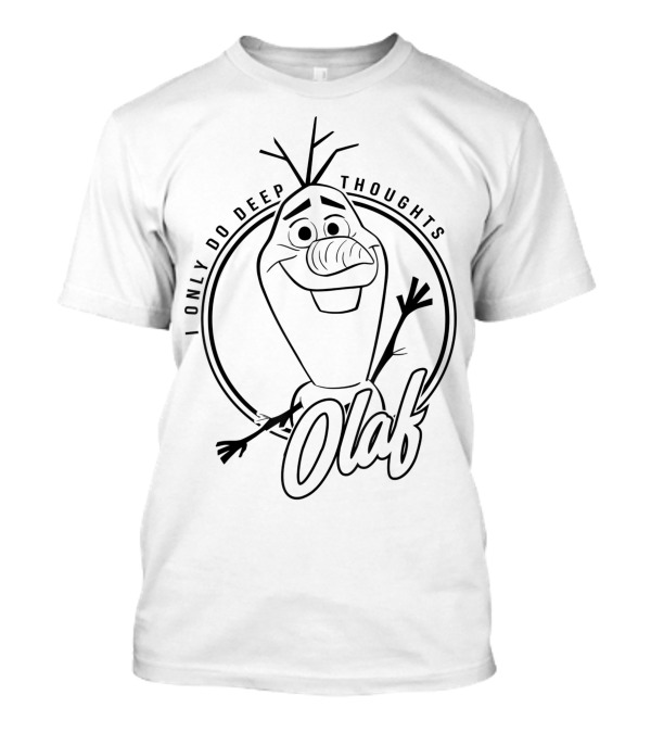 Disney Frozen 2 Olaf I Only Do Deep Thoughts T-Shirt