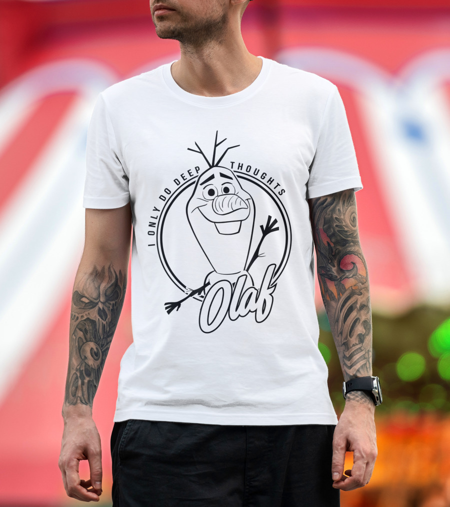 Disney Frozen 2 Olaf I Only Do Deep Thoughts T-Shirt