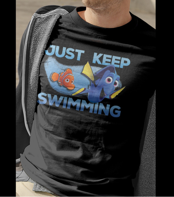Disney Pixar Finding Dory Just Keep Swimming With Nemo T-Shirt