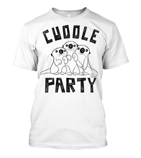 Disney Pixar Finding Dory Cuddle Party River Otters Sketch T-Shirt